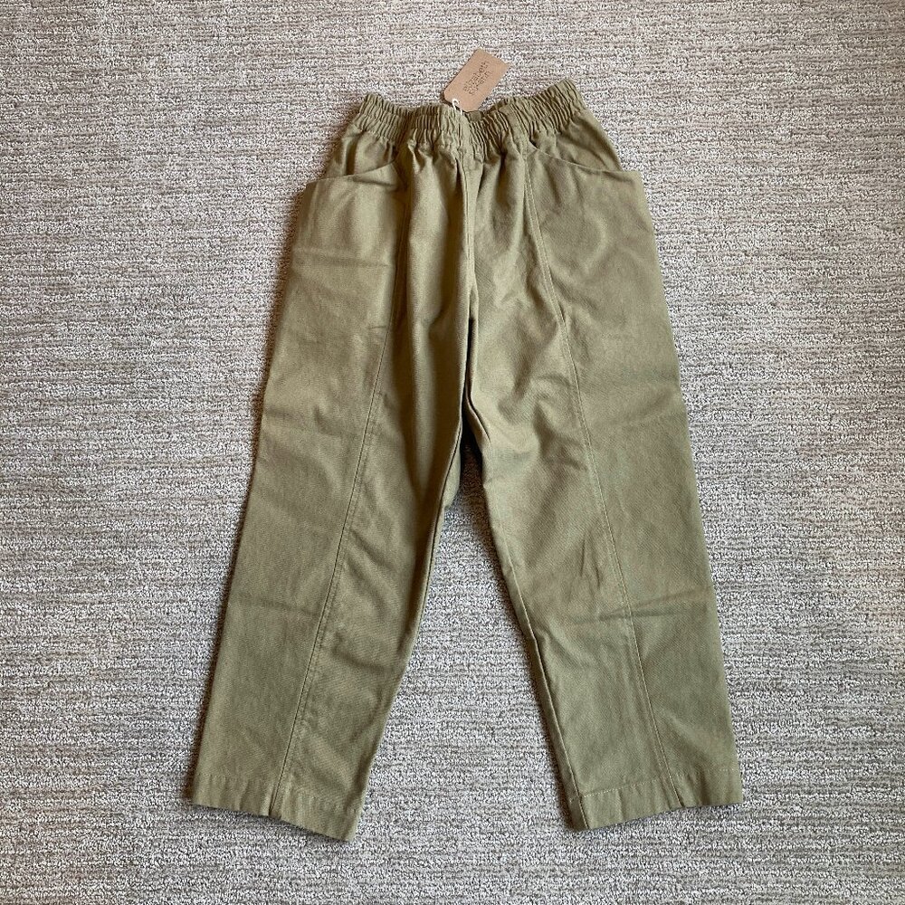 SOLD! NEW WITH TAGS Elizabeth Suzann Clyde Work Pants in Cotton Canvas, Size M